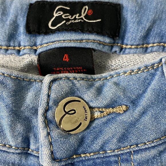 Earl Jean Capri Blue Jeans Size 4 See Video - Picture 5 of 16
